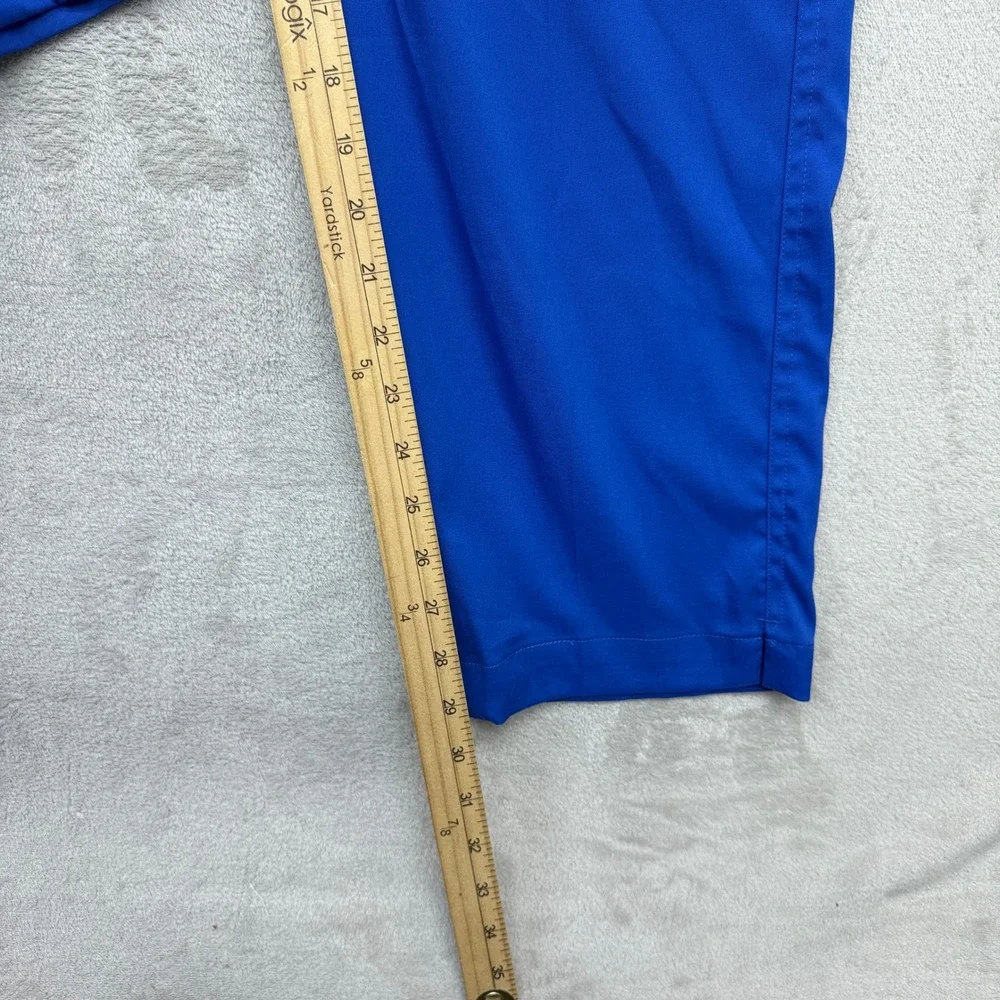 Nike‎ Golf Dri-Fit Pants Mens 30x30 Royal Blue Flat Front Performance Stretch